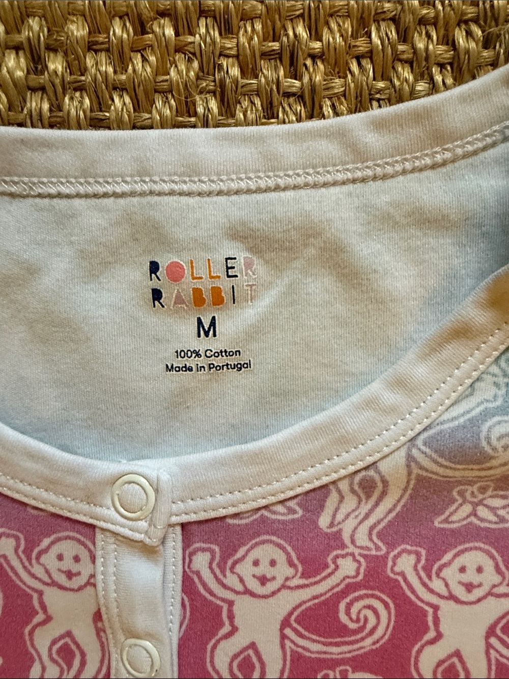 Roller Rabbit Monkey Pajama Set - Picture 3 of 5
